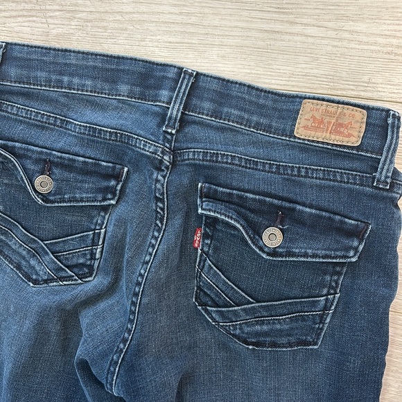 Levi’s Perfect Waist 525 bootcut Blue Jeans size 10 M - Picture 9 of 9